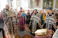 Преосвященнейший Стефан совершил в храме Покрова Пресвятой Богородицы г.Речицы пассию