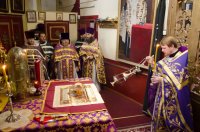 Божественная литургия  в Четверок Великого канона и день памяти прп. Марии Египетской