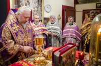 Божественная литургия  в Четверок Великого канона и день памяти прп. Марии Египетской