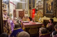 Божественная литургия  в Четверок Великого канона и день памяти прп. Марии Египетской