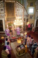 Божественная литургия  в Четверок Великого канона и день памяти прп. Марии Египетской