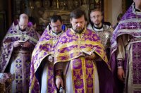 Божественная литургия в пятницу 5-й седмицы Великого поста