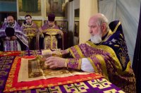 Божественная литургия в пятницу 5-й седмицы Великого поста