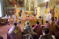 Божественная литургия в пятницу 5-й седмицы Великого поста