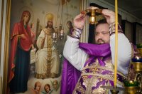 Божественная литургия Преждеосвященных Даров в день памяти священномученика Алексия (Кротенкова)