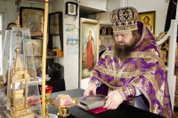 Божественная литургия Преждеосвященных Даров в день памяти священномученика Алексия (Кротенкова)