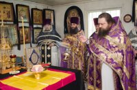 Божественная литургия Преждеосвященных Даров в день памяти священномученика Алексия (Кротенкова)