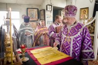 Божественная литургия Преждеосвященных Даров в день памяти священномученика Алексия (Кротенкова)