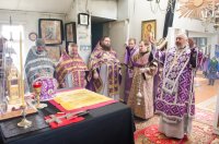 Божественная литургия Преждеосвященных Даров в день памяти священномученика Алексия (Кротенкова)
