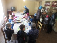 Воспитанники и воспитатели ГУО «Ясли-сад №1 г.Лоева» посетили храм Святой Живоначальной Троицы г.Лоева