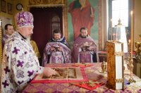 Божественная литургия Преждеосвященных Даров в храме Преображения Господня г.Гомеля