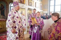 Божественная литургия Преждеосвященных Даров в храме Преображения Господня г.Гомеля