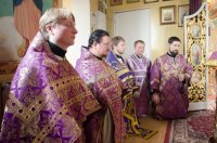 Божественная литургия Преждеосвященных Даров в храме Преображения Господня г.Гомеля