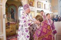 Божественная литургия Преждеосвященных Даров в храме Преображения Господня г.Гомеля