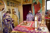 Божественная литургия Преждеосвященных Даров в храме Преображения Господня г.Гомеля
