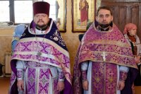 Божественная литургия Преждеосвященных Даров в храме Преображения Господня г.Гомеля