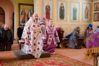 Божественная литургия Преждеосвященных Даров в храме Преображения Господня г.Гомеля