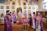 Божественная литургия Преждеосвященных Даров в храме Преображения Господня г.Гомеля