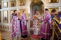 Божественная литургия Преждеосвященных Даров в храме Преображения Господня г.Гомеля