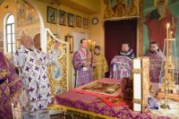 Божественная литургия Преждеосвященных Даров в храме Преображения Господня г.Гомеля