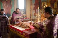 Божественная литургия Преждеосвященных Даров в храме Преображения Господня г.Гомеля