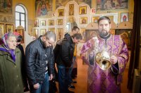 Божественная литургия Преждеосвященных Даров в храме Преображения Господня г.Гомеля