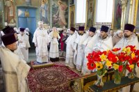 Божественная литургия в Лазареву субботу