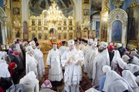 Божественная литургия в Лазареву субботу