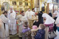 Божественная литургия в Лазареву субботу