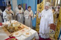 Божественная литургия в Лазареву субботу