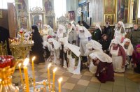 Божественная литургия в Лазареву субботу