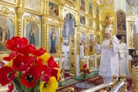 Божественная литургия в Лазареву субботу