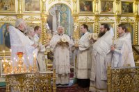 Божественная литургия в Лазареву субботу