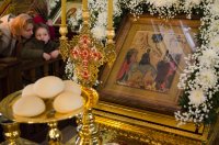 Всенощное бдение в канун Недели ваий (праздника Входа Господня в Иерусалим)