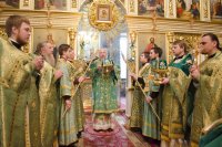Божественная литургия в праздник Входа Господня в Иерусалим Божественная литургия в праздник Входа Господня в Иерусалим