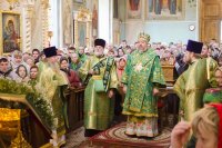 Божественная литургия в праздник Входа Господня в Иерусалим Божественная литургия в праздник Входа Господня в Иерусалим