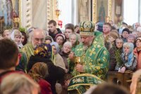 Божественная литургия в праздник Входа Господня в Иерусалим Божественная литургия в праздник Входа Господня в Иерусалим