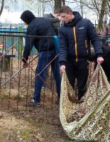 В Рогачёвском благочинии прошла акция по наведению порядка в местах захоронений священнослужителей, на братских могилах и мемориальных комплексах