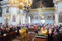 Божественная литургия в четверг Страстной седмицы Великого поста, воспоминание Тайной Вечери Божественная литургия в четверг Страстной седмицы Великого поста, воспоминание Тайной Вечери