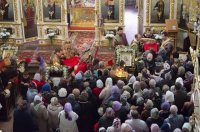 Божественная литургия в четверг Страстной седмицы Великого поста, воспоминание Тайной Вечери Божественная литургия в четверг Страстной седмицы Великого поста, воспоминание Тайной Вечери