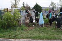 Мероприятия по наведению порядка на кладбищах - в местах захоронения воинов, погибших в годы ВОВ
