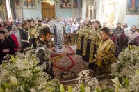 Вечерня с выносом Плащаницы