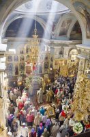 Вечерня с выносом Плащаницы