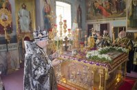 Вечерня с выносом Плащаницы