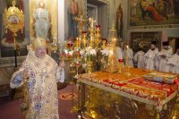 Преосвященнейший Стефан возглавил праздничные Пасхальные богослужения Преосвященнейший Стефан возглавил праздничные Пасхальные богослужения