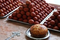 Священнослужитель совершил чин освящения куличей в воинской части 5525 г.Гомеля Священнослужитель совершил чин освящения куличей в воинской части 5525 г.Гомеля