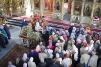 Божественная литургия в день празднования иконы Божией Матери "Иверская"