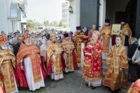 Божественная литургия в день празднования иконы Божией Матери "Иверская"