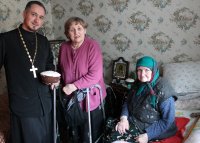 Священнослужители посетили семьи, находящиеся в трудном материальном положении Священнослужители посетили семьи, находящиеся в трудном материальном положении