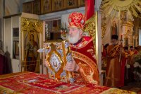 Соборное богослужение духовенства Гомельской епархии в Светлую Седмицу